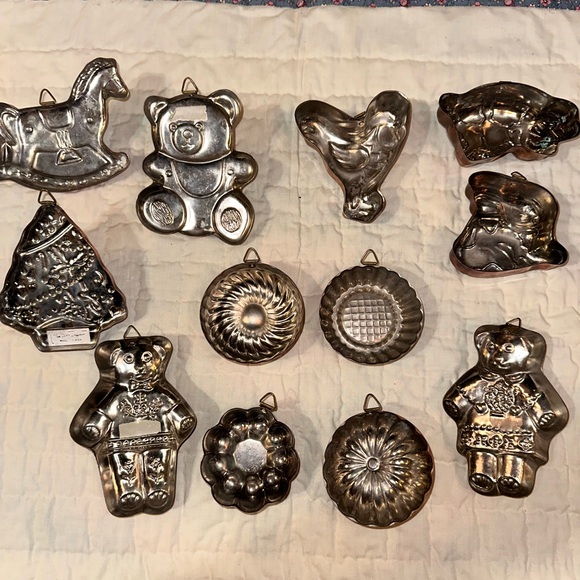 Copper wall hangings 12 pieces Vintage - Picture 2 of 12